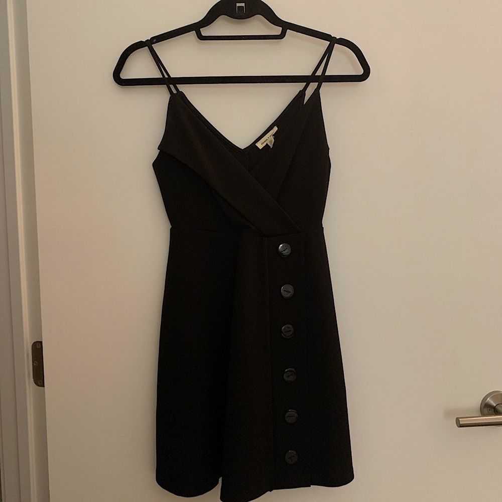 NWT Button Black Cocktail Dress -Urban Outfitters